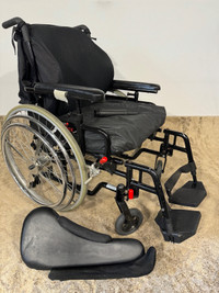 Wheelchair for left side stroke. 
