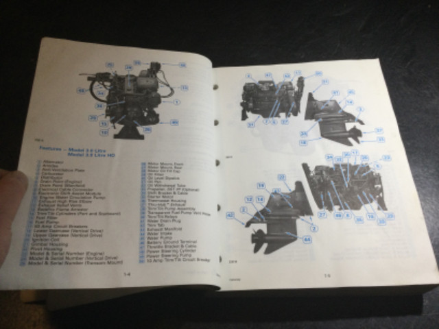 1991 OMC Cobra Stern Drives RGD Manual 3.0L 4.3L 5.0L 5.7L 5.8L in Non-fiction in Parksville / Qualicum Beach - Image 2