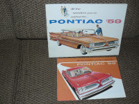 1959 Pontiac sales  brochures