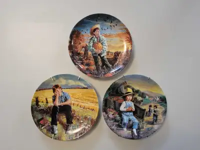 Three Plates Pick of the Crop, Autumn Yearnings and Wishful , View more