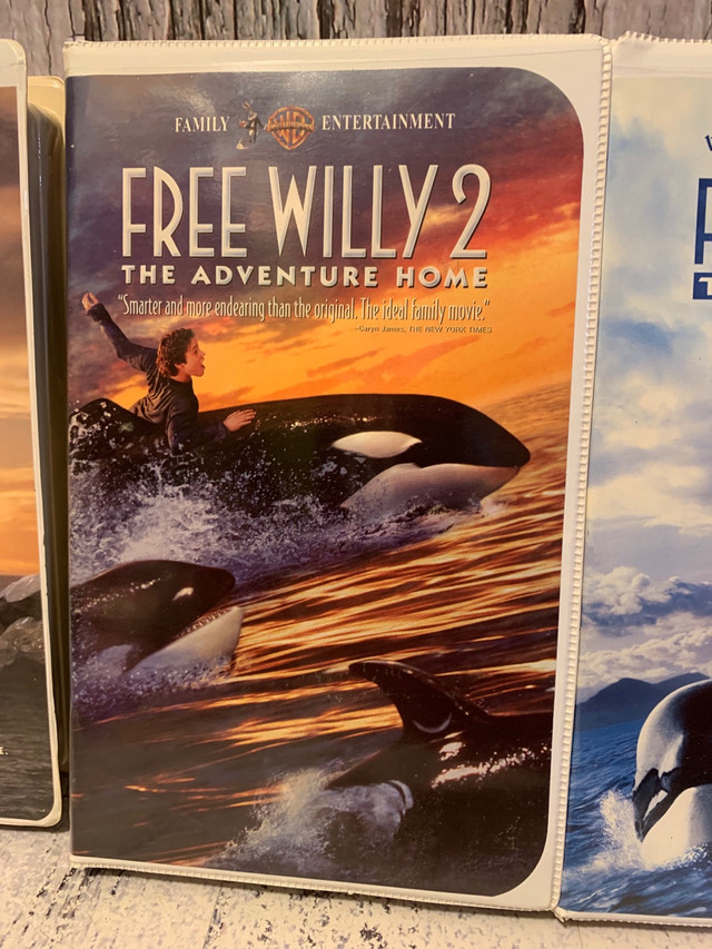 VHS Cassette / Free Willy 1,2 & 3 in CDs, DVDs & Blu-ray in City of Toronto - Image 3