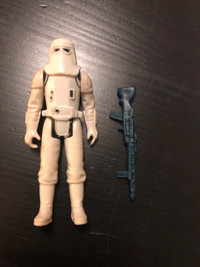 Star Wars Hoth Storm Trooper action figure near complete 1980