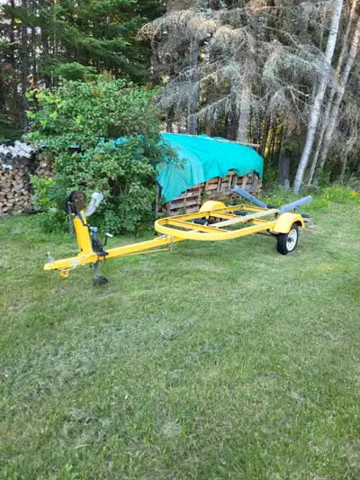 First $1000 gets it. Firm. Almost 16' to end of bunks. 1" 7/8 ball. Lights worked last year. Haven't...