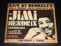 Jimi Hendrix Experience - Live at Berkeley (30 mai 1970) CD Neuf