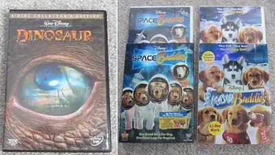 Disney's Dinosaur or Space Buddies and Snow Buddies on DVD