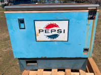 Pepsi chest cooler vending machine