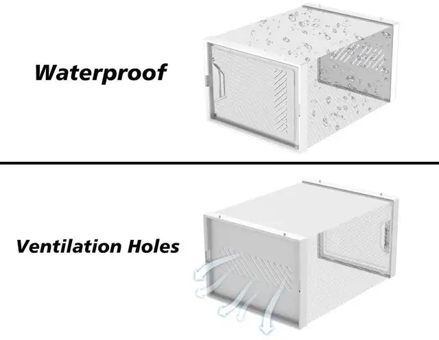 Shoe Storage X-Large Shoe Organizer Shoe Box with Magnetic Door, in Storage & Organization in London - Image 4