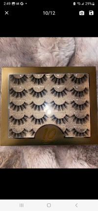 New 10 eyelashes pairs Faux mink 3d