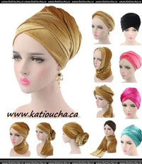 African Headwraps, Turban, Bonnet,Underscarves, Hijab Caps