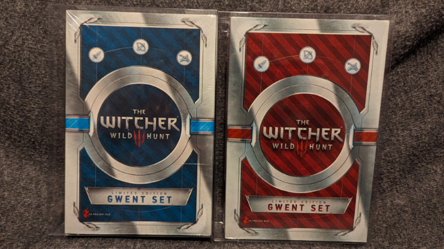 The Witcher 3 Wild Hunt Limited Edition Red and Blue Gwent Card in Other in St. John's