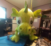 Large stuffed dragon