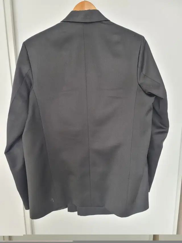 Men’s Black Full Terry Wool Suit including Trouser (Medium Size) in Men's in Mississauga / Peel Region - Image 3