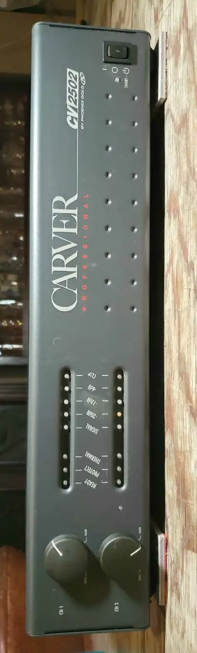 Carver CV2502 Professional Amplifier  (for parts or repair), View more