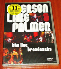DVD :: Emerson, Lake & Palmer – The Live Broadcasts (NEW)