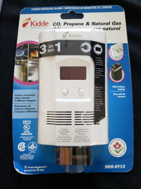 Kiddie CO Propane Natural Gas Alarm Brand New