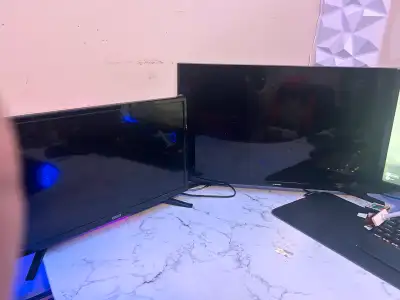 I'm selling a used RCA TV, perfect for a smaller room or as an extra monitor, plus a used Samsung TV...
