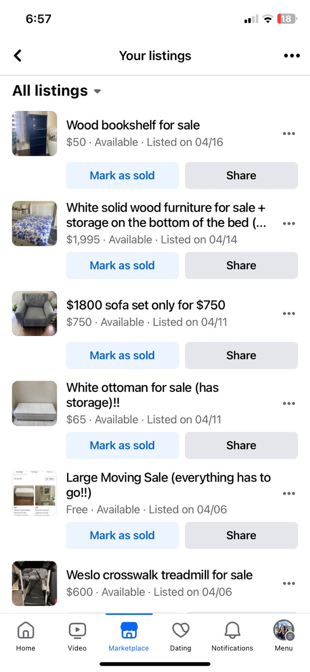 Big moving sale !! Everything must go in Garage Sales in Mississauga / Peel Region