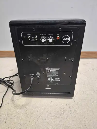 AVR Subwoofer and Speakers, View more