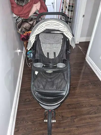 Baby stroller and it's in good condition , View more
