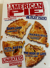 American Pie presents 4 play back 4 DVD 10$