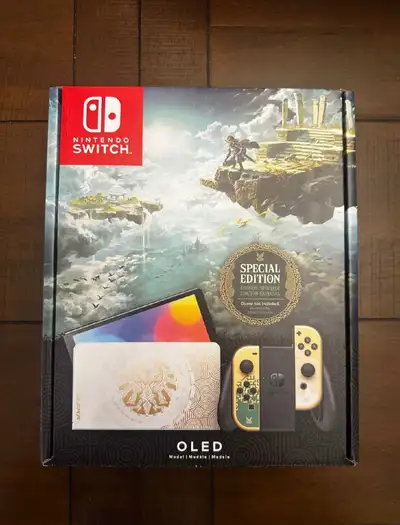 Brand New Zelda Switch OLED Limited Edition, View more