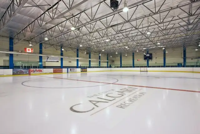 Shinny Hockey in Calgary. 
