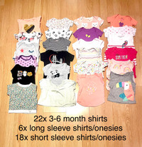 50+ item Baby Girl 3-6 month clothing lot #1