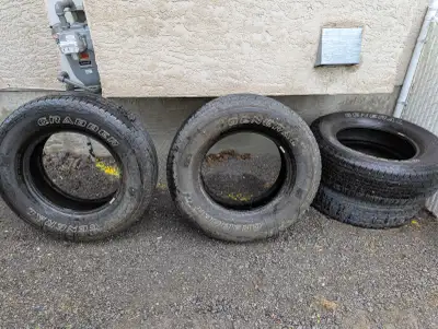 Set of four General Grabber HTS 7/32 265/70R18