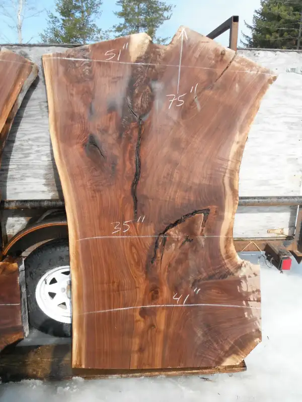 Live edge walnut slabs for table tops in Other in Ottawa - Image 9