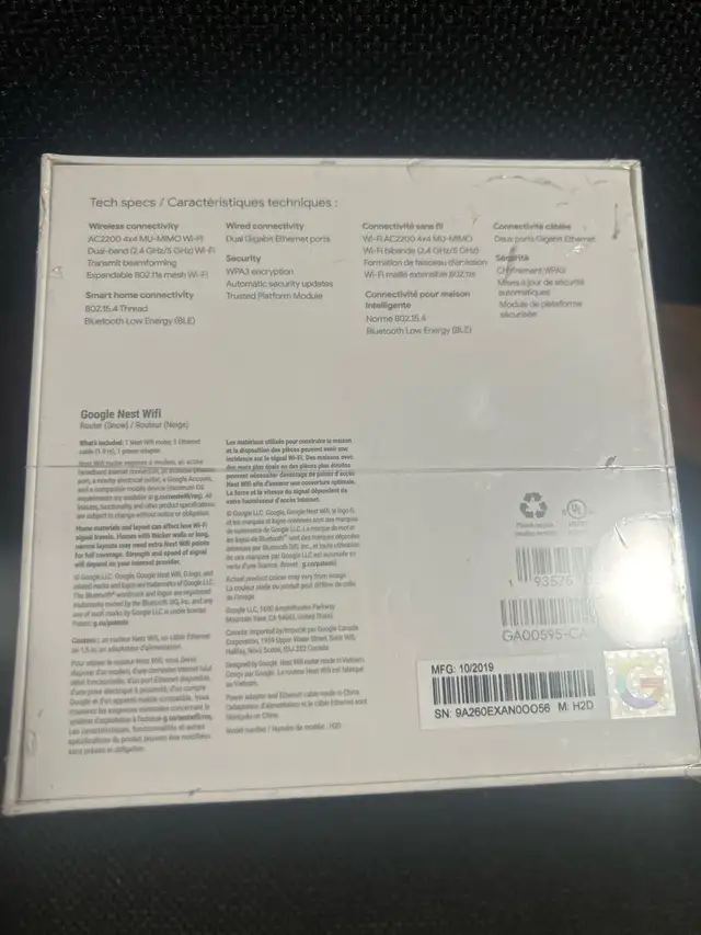 Google Nest Wifi526670179756288004