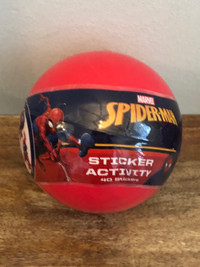 15 New Marvel Spiderman Large Activity Balls (40 stickers)