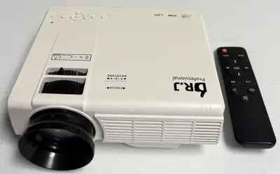 DR. J Professional HI-04 Full HD 1080P Mini Video Projector, used, $75; Contact PCTRUST Computer Sal...