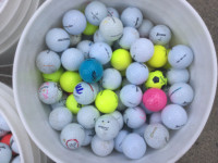 Golf Balls by the bucket .