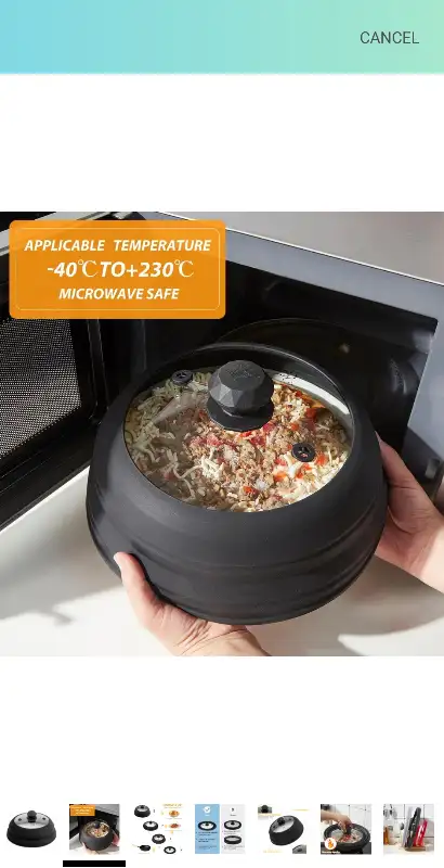 Collapsible Microwave Splatter Cover in Kitchen & Dining Wares in City of Toronto - Image 3