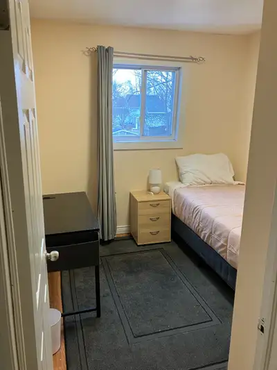 Private furnished room available in a clean, calm townhouse in Stellarton, shared with two respectfu...