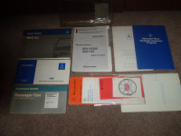 " MANUALS"  FOR 1986 MERCEDES BENZ 190E 2.3L Complete Exc. Cond.
