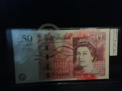 Great Britain Bank of England £50 P-393a Banknote, View more