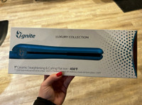 Ignite luxury collection titanium hair straightener brand new