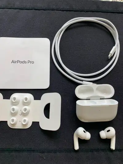 Air Pods Pro Ear Buds & Charging case, View more