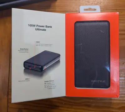 NEW 105W Power Bank Ultimate 87-watt PD 18000 mAh Excitrus P.MAX, View more