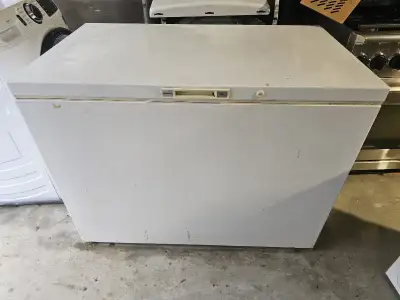 Working perfectly chest deep freezer tons of space Can be delivered for an extra fee good for reside...