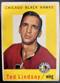 1959-60 TOPPS HOCKEY #6 Ted Lindsay VG+ NHL
