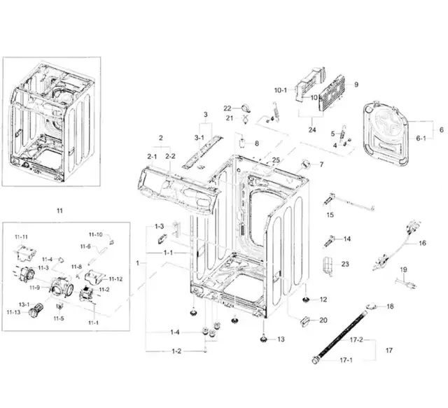 Samsung Washer WF42H5100AW/A2 Parts - Used in Great Condition in Washers & Dryers in Markham / York Region - Image 10