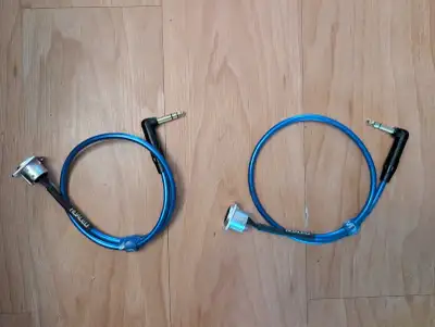  Male To Right Angle 6.35mm TRS Male Patch Panel, Floor Box Audi, View more