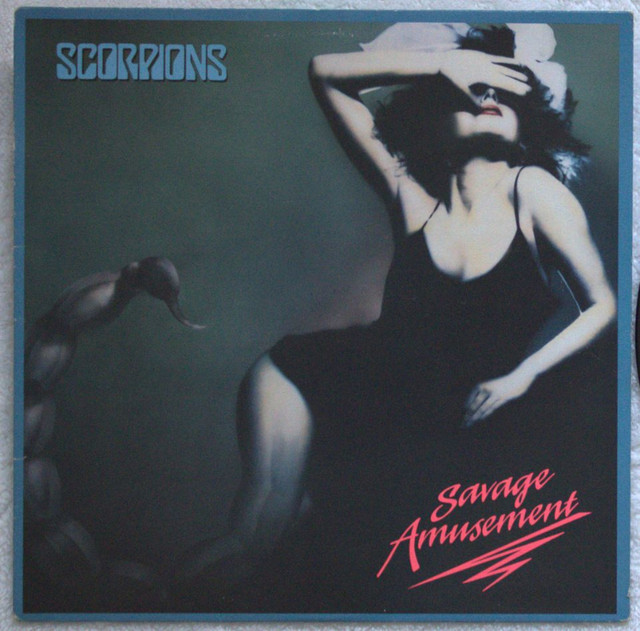 Scorpions Savage Amusement 1988 Heavy Metal Vinyl 20$ in CDs, DVDs & Blu-ray in Saint-Hyacinthe