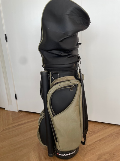 Ladies TaylorMade Golf set Cart Bag Four Woods with light weight, steel shafts: 3 Woods. One 15 deg...
