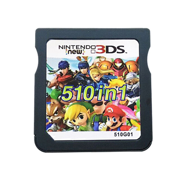 510 In 1 Compilation Video Game Cartridge Card For Nintendo DS 3 dans Nintendo DS  à Ville de Montréal