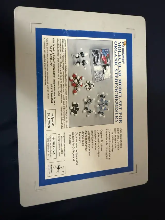 Molymod Organic Chemistry Molecular Model Setf