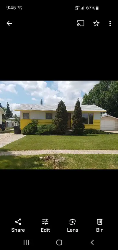 Renting house in burstall 2 bedroom no pets period!! Furnished good to move in for short term worker...