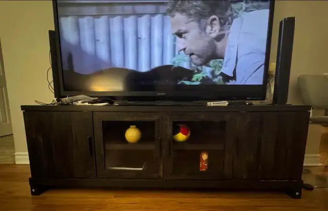 65” Charcoal TV Stand – $200 in TV Tables & Entertainment Units in Ottawa - Image 3